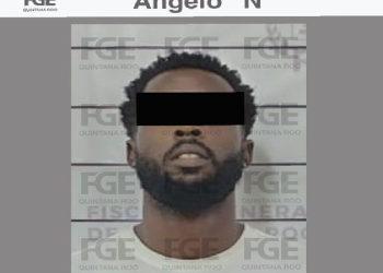 Retrato de Yassel D Angelo N presunto agresor en caso de trata de personas en Benito Juarez