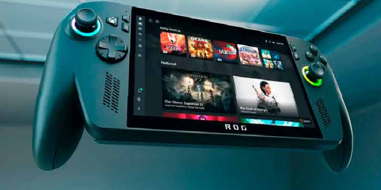 Nueva consola ROG Xbox Ally en primer plano