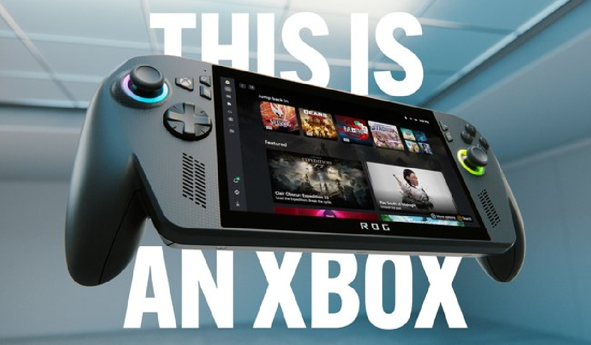 Nueva consola ROG Xbox Ally en primer plano