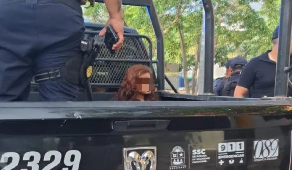 Mujer detenida por asesinato de policía en Cancún