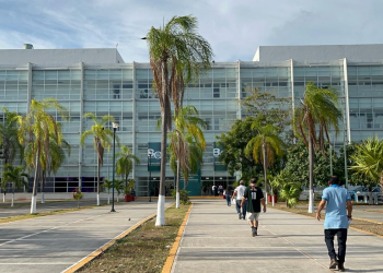 Fachada del IMSS 510 de Cancun
