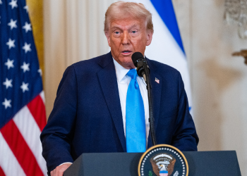Donald Trump en conferencia sobre apoyo de Estados Unidos a Israel