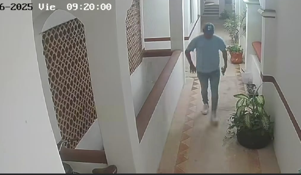 Sospechoso del robo al youtuber Soy Tribu captado por cámaras de seguridad