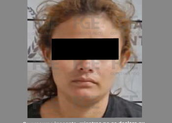 Rostro de Yolanda Berenice “N”, mujer detenida por homicidio en Cancún