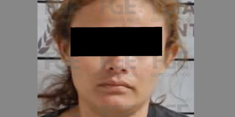 Rostro de Yolanda Berenice “N”, mujer detenida por homicidio en Cancún
