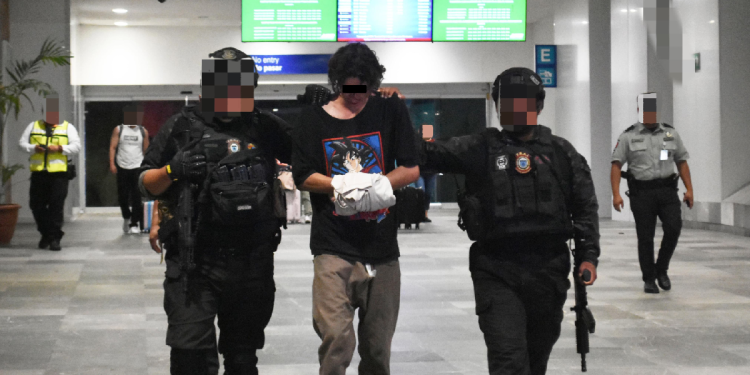 Detenido por pornografía infantil en Cancún, vista frontal