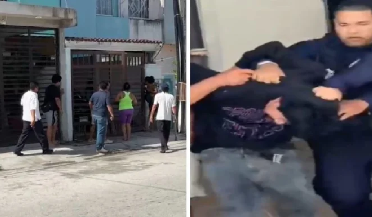 Vecinos detienen a presunto secuestrador en Cancún