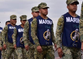 Soldados mexicanos desplegados para auxiliar por huracan Erick en Oaxaca