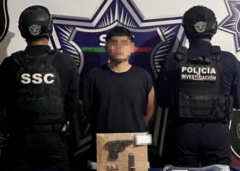 menor detenido en Cancún por SSC