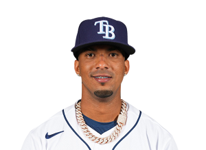 Headshot de Wander Franco con la gorra de los Tampa Bay Rays
