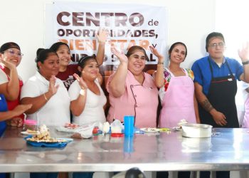 Ana Paty Peralta visita el Centro de Oportunidades, Bienestar y Unidad Social (COBUS) de la Supermanzana 103