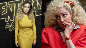 Mariana Treviño posa con vestido amarillo en evento promocional