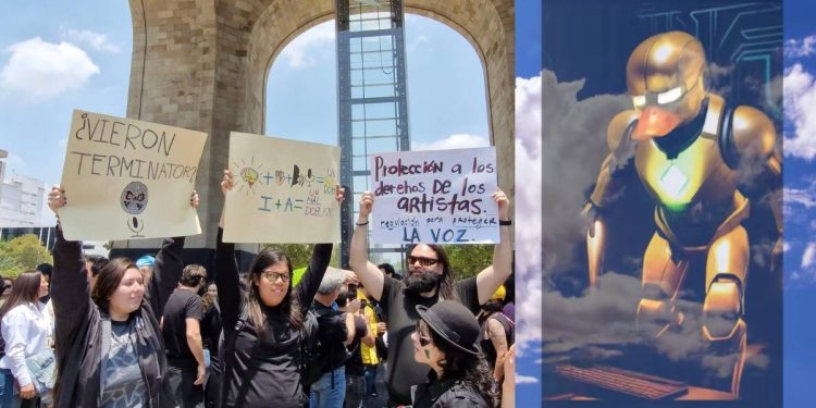 Artistas mexicanos exigen ley contra la clonacion de voces con IA