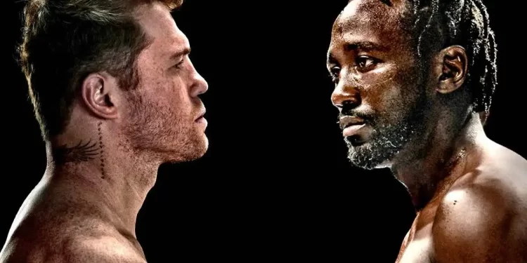 Canelo Álvarez y Terence Crawford frente a frente antes de la pelea del 2025