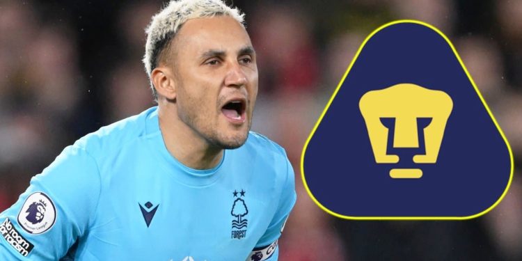 Keylor Navas aparece junto al logo de Pumas UNAM ante rumores de su fichaje