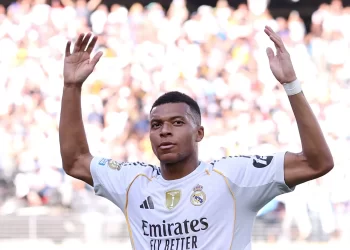 Kylian Mbappé celebra con el Real Madrid en el Mundial de Clubes 2025