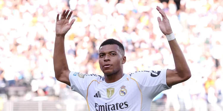 Kylian Mbappé celebra con el Real Madrid en el Mundial de Clubes 2025