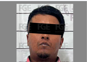 Rostro de Omar "N", detenido en Cancún por pornografía infantil