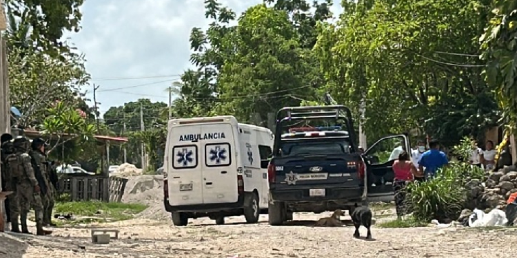 Policía resguarda domicilio tras ataque en Cancún