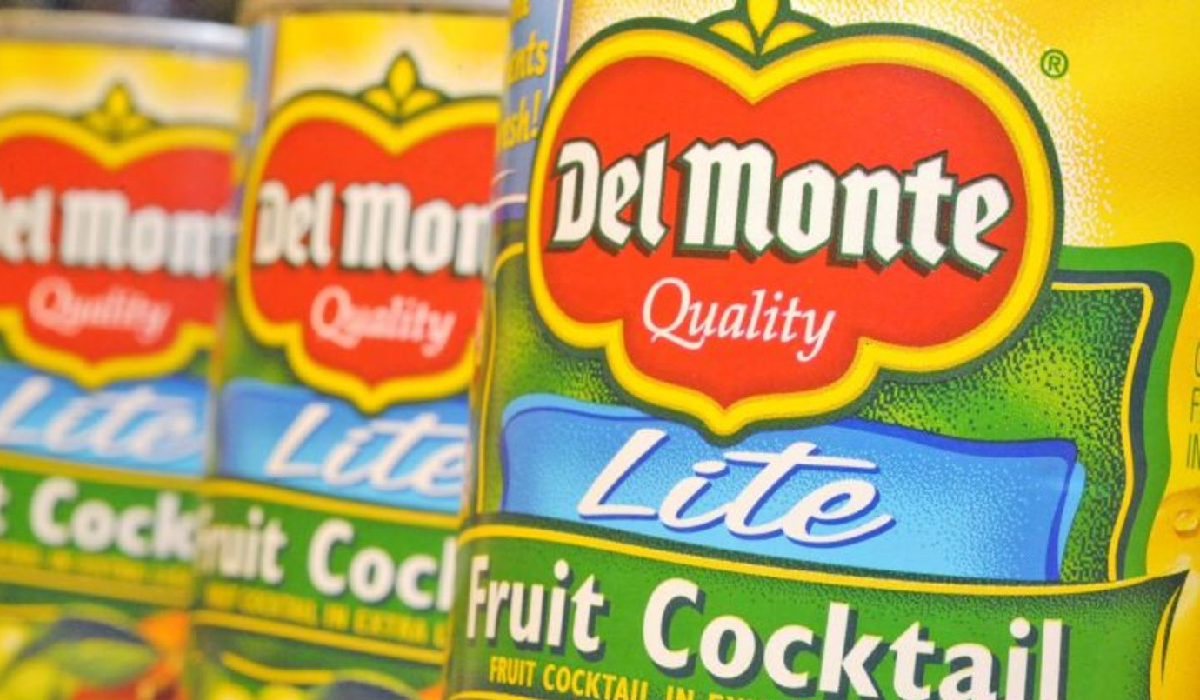 Variedad de vegetales enlatados Del Monte listos para consumo.