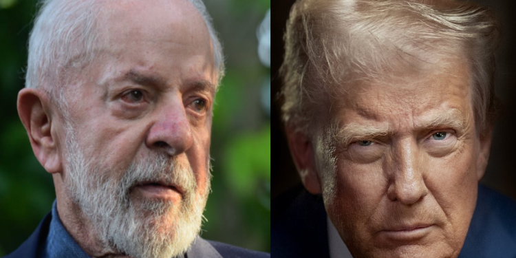 Lula da Silva y Donald Trump en imagen representativa de tensiones diplomáticas