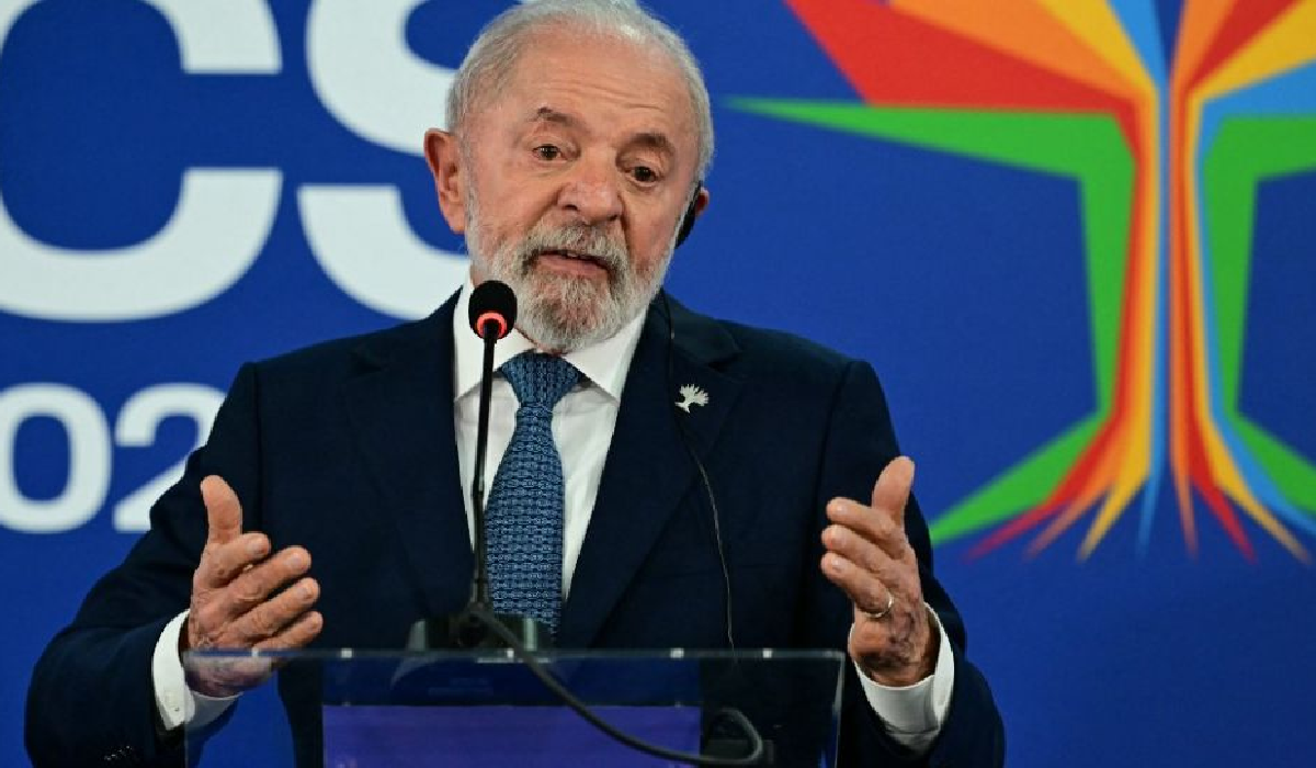 Lula da Silva en rueda de prensa tras cumbre BRICS