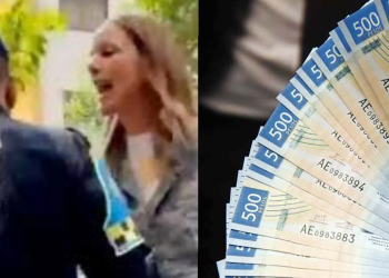 Lady Racista y pila de billetes simbolizando deuda de mantenimiento