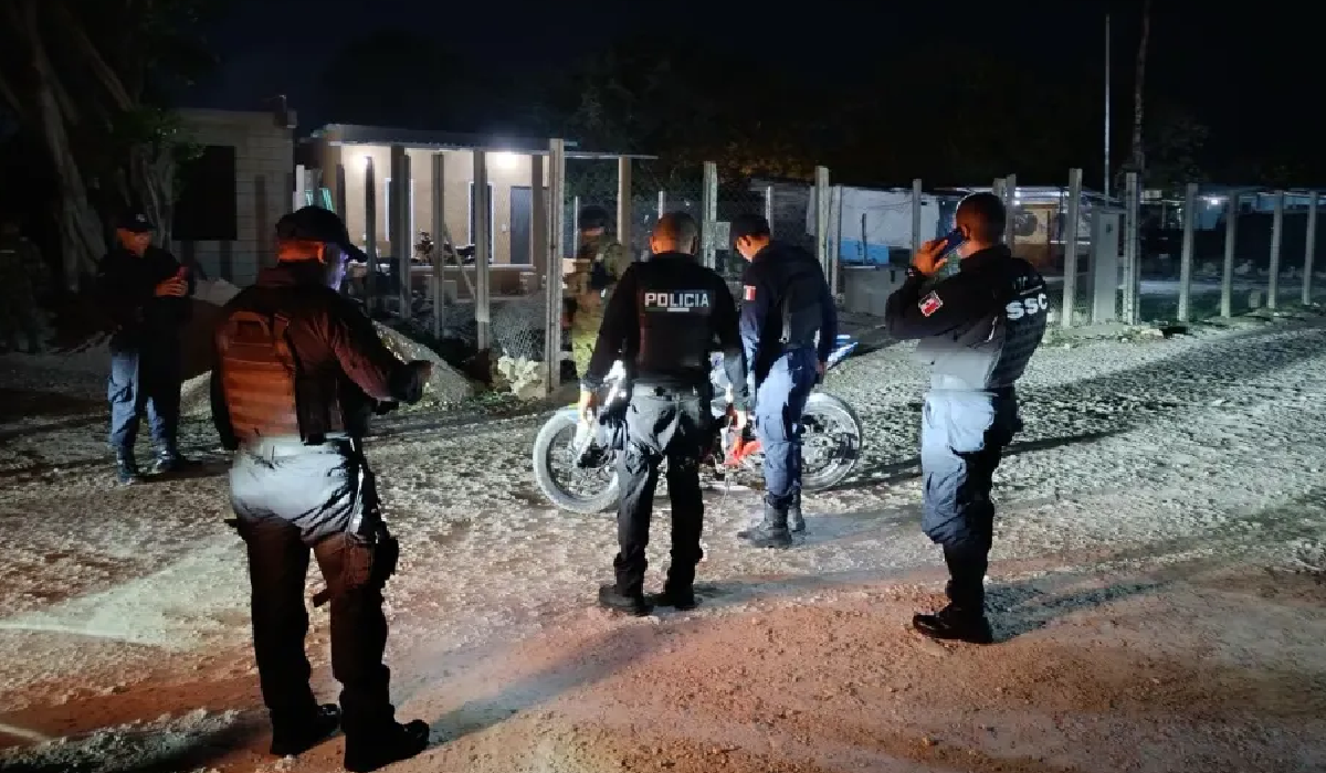 Policías aseguran moto Italika usada en intento de robo en Cancún
