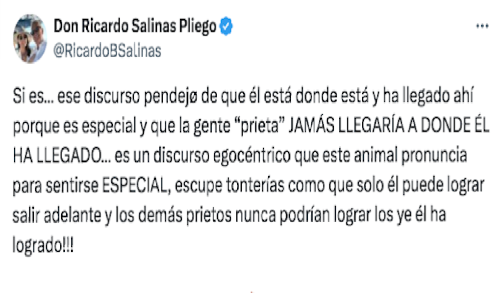insultos de salinas pliego contra las mujeres