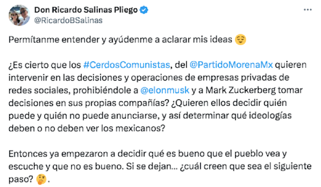 insultos de salinas pliego contra las mujeres