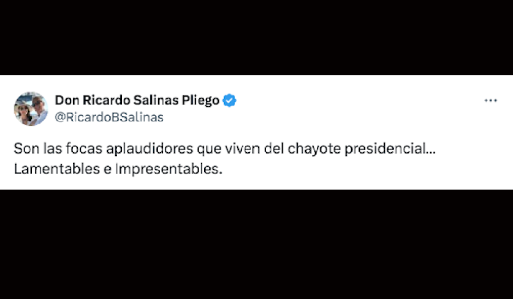 insultos de salinas pliego contra las mujeres
