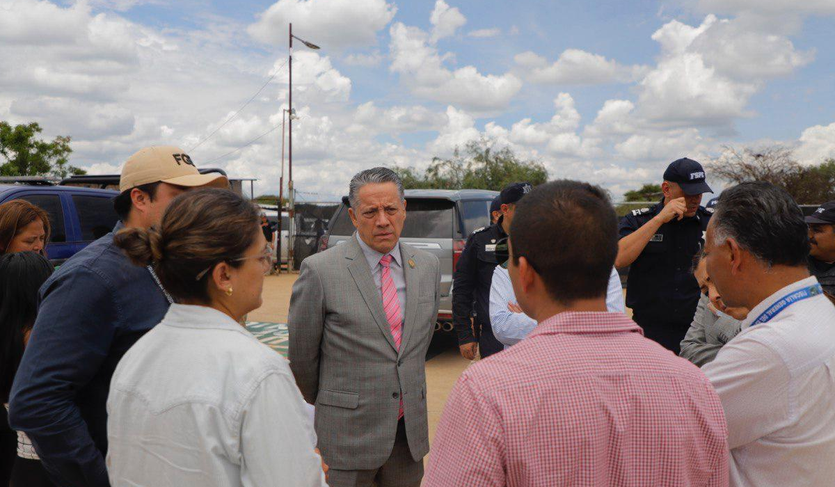 Autoridades estatales supervisan operativo en rancho de Guanajuato