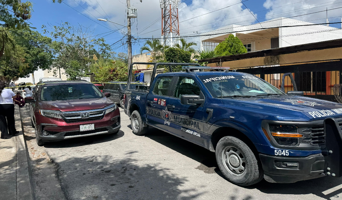 Policía Municipal resguarda escena del feminicidio infantil