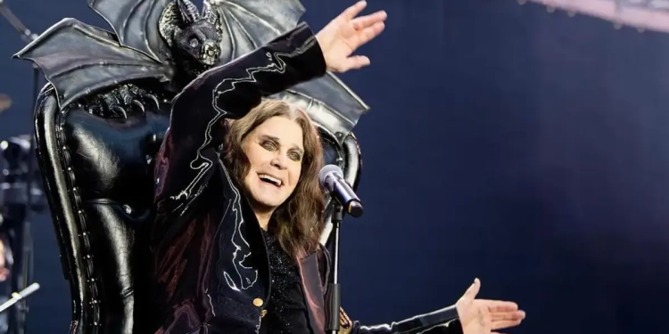 Ozzy Osbourne en su último concierto en vivo