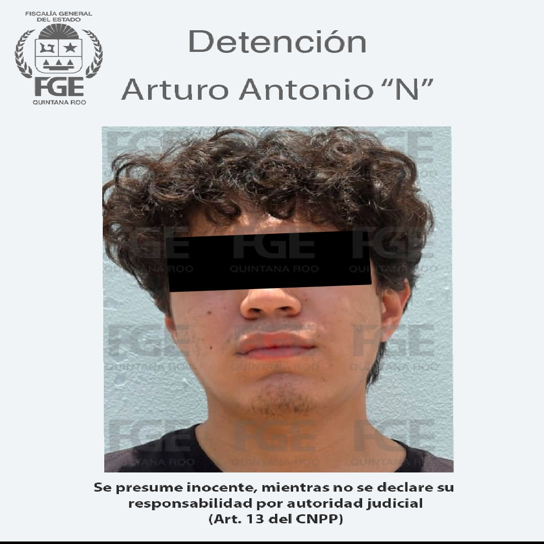 Foto oficial emitida por la Fiscalía General del Estado
