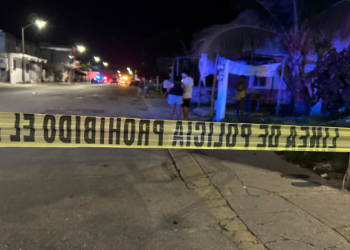 Policía municipal acordona zona tras ataque en Villas del Sol