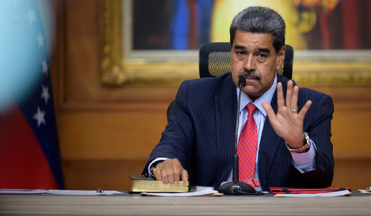 Retrato oficial de Nicolás Maduro, presidente de Venezuela