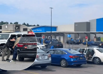 Fachada del Walmart en Traverse City, Michigan