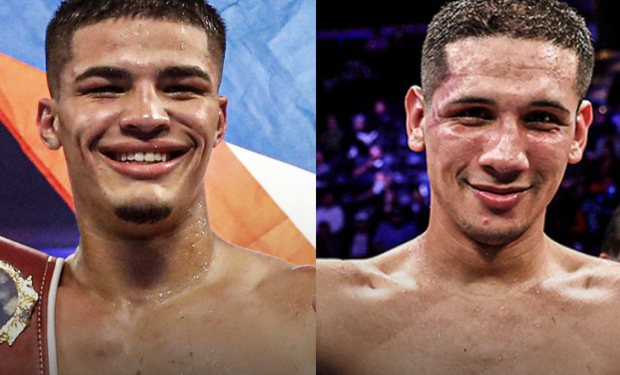 Imagen promocional del combate entre Xander Zayas y Johan García en 2025