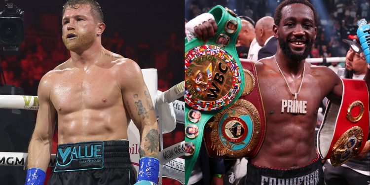 Canelo Álvarez y Terence Crawford frente a frente antes de su pelea en Netflix