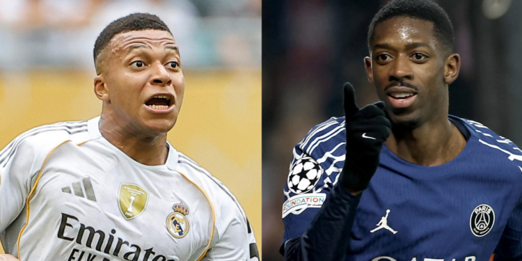 Mbappé con Real Madrid y Dembélé con PSG antes de semifinal del Mundial de Clubes 2025
