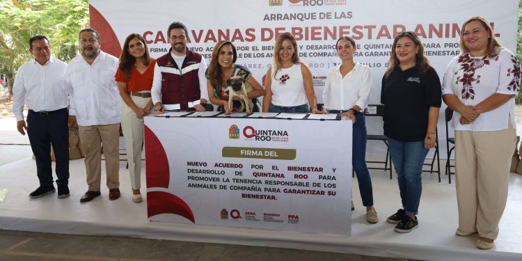 Inauguran Caravanas del Bienestar Animal en la Delegación Alfredo V. Bonfil.