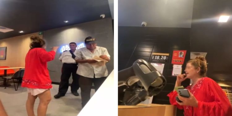 Lady McDonald’s: clienta arma escándalo por problemas con menús digitales