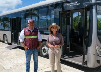 Arranca la prueba piloto de autobuses articulados en Cancun