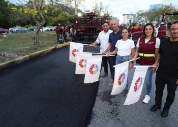 Avanza la rehabilitacion de la avenida Kabah en Cancun con inversion historica
