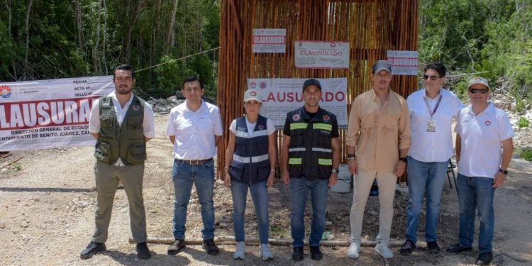Clausura de desarrollos irregulares en Cancun Ayuntamiento detiene proyectos