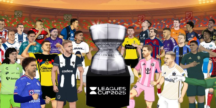 Jugadores de Liga MX y MLS compitiendo en Leagues Cup 2025