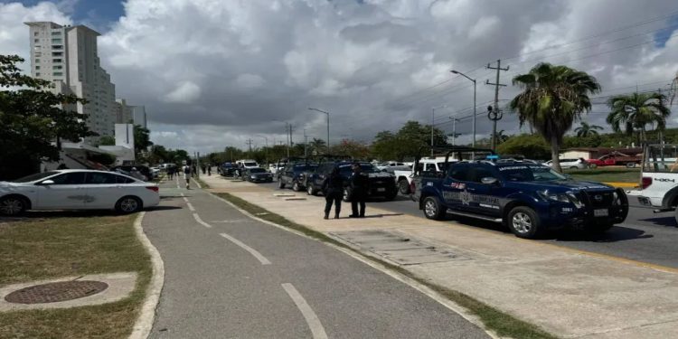 balacera en la avenida Bonampak