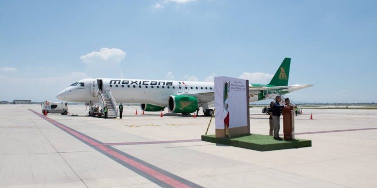 Renovacion de flota de Mexicana de Aviacion avanza con llegada de segundo Embraer E195 E2