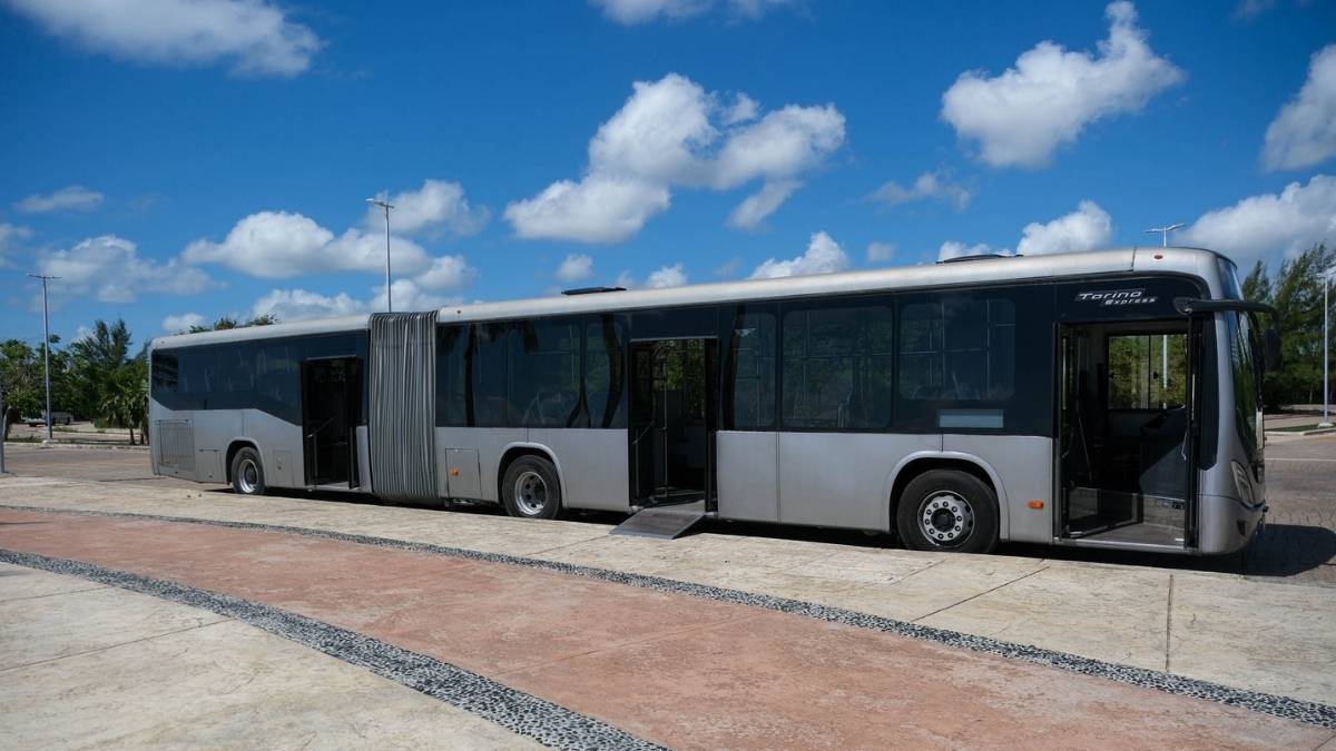 Rutas y horarios de la prueba piloto de autobuses articulados en Cancun